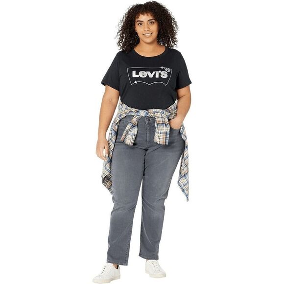 Levi's Women's Plus Size 311 Shaping Skinny Jeans - Grey Slumber 22W - Picture 1 of 8